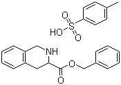 (S)-(-)-1,2,3,4-四氢-3-异喹啉甲酸苄酯对甲苯磺酸盐结构式_77497-97-3结构式