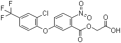 乙羧氟草醚结构式_77501-60-1结构式