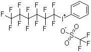 五氟己基苯基碘鎓三氟甲烷基磺酸盐结构式_77758-84-0结构式