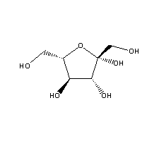 L-(+)-fructose Structure,7776-48-9Structure