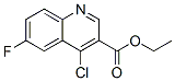 4-氯-6-氟喹啉-3-甲酸乙酯结构式_77779-49-8结构式