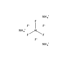 氟铝酸铵结构式_7784-19-2结构式