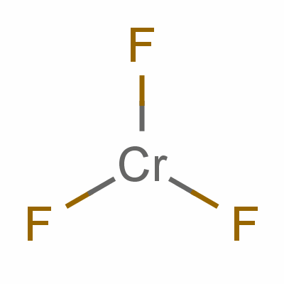 氟化铬结构式_7788-97-8结构式