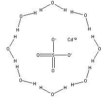 硫酸镉(八水)结构式_7790-84-3结构式