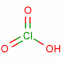 氯酸结构式_7790-93-4结构式