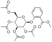 (2-甲氧基羰基)苯基-2-,3,4,6-四-o-乙酰基-beta-d-吡喃葡萄糖结构式_7791-66-4结构式