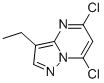 5,7-二氯-3-乙基吡唑[1,5-a]并嘧啶结构式_779353-64-9结构式
