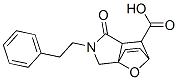 4-Oxo-3-phenethyl-10-oxa-3-aza-tricyclo[5.2.1.0(1,5)]dec-8-ene-6-carboxylic acid Structure,77960-22-6Structure