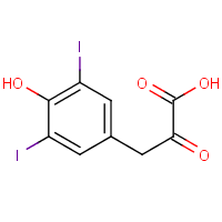 3,5-Diiodo-4-hydroxyphenylpyruvic acid Structure,780-00-7Structure