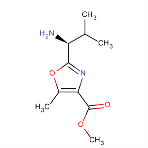 (9ci)-2-[(1s)-1-氨基-2-甲基丙基]-5-甲基-4-噁唑羧酸甲酯结构式_781612-31-5结构式
