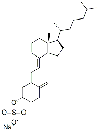 Vitamin d3 sulfate sodium salt Structure,78392-27-5Structure