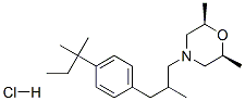 盐酸阿莫洛芬结构式_78613-38-4结构式