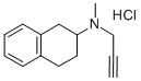 1,2,3,4-四氢-N-甲基-N-2-丙炔-2-氨基萘盐酸盐结构式_78621-26-8结构式