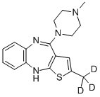 奥氮平-D3结构式_786686-79-1结构式