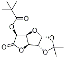 1,2-O-异亚丙基-alpha-D-呋喃葡糖酮酸5-o-特戊酸酯6,3-内酯结构式_78748-89-7结构式
