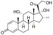 11α,17α,21-三羟基-16α-甲基-孕甾-1,4-二烯-3,20-二酮结构式_78761-59-8结构式