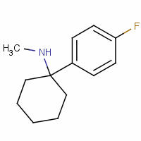 1-(4-氟苯基)-n-甲基-环己胺结构式_78987-76-5结构式
