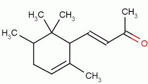 鸢尾酮结构式_79-69-6结构式