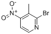 2-溴-3-甲基-4-硝基吡啶结构式_79055-55-3结构式
