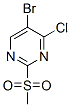 5-溴-4-氯-2-甲磺酰基嘧啶结构式_79091-24-0结构式