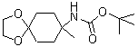 (8-甲基-1,4-二噁螺[4.5]癸烷-8-基)氨基甲酸叔丁酯结构式_792913-82-7结构式