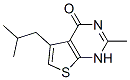 (9CI)-2-甲基-5-(2-甲基丙基)-噻吩并[2,3-d]嘧啶-4(1H)-酮结构式_795293-69-5结构式
