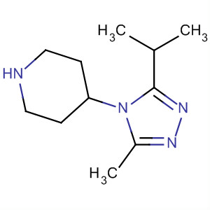 4-(3-异丙基-5-甲基-4H-1,2,4-噻唑-4-基)哌啶结构式_795310-37-1结构式