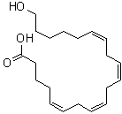 20-羟基二十碳-5Z,8Z,11Z,14Z-四烯酸结构式_79551-86-3结构式
