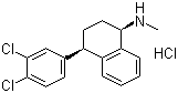 4-(3,4-二氯苯基)-1,2,3,4-四氢-N-甲基-1-萘胺盐酸盐结构式_79617-89-3结构式