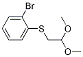 (2-Bromophenyl)(2,2-dimethoxyethyl)sulfane Structure,799766-06-6Structure