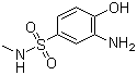2-氨基苯酚-4-磺酰甲胺结构式_80-23-9结构式