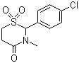氯美扎酮结构式_80-77-3结构式