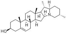 龙葵次碱（茄次碱）结构式_80-78-4结构式