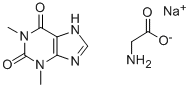 茶碱甘氨酸钠结构式_8000-10-0结构式