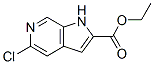 5-氯-1H-吡咯并[2,3-c]吡啶-2-羧酸乙酯结构式_800401-67-6结构式