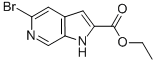 5-溴-1H-吡咯并[2,3-c]吡啶-2-羧酸乙酯结构式_800401-70-1结构式