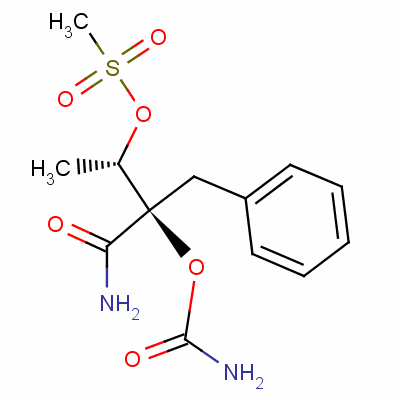 N-苄氧基羰基 l-苏氨酸 酰胺 o-甲烷磺酸盐结构式_80082-51-5结构式