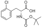 BOC-D-2-氯苯丙氨酸结构式_80102-23-4结构式