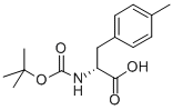 BOC-D-4-甲基苯丙氨酸结构式_80102-27-8结构式