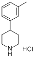 4-(3-甲苯基)哌啶盐酸盐结构式_80120-03-2结构式