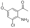1-(2-氨基-3-氯-5-甲氧基苯基)-乙酮结构式_801235-15-4结构式