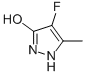 4-氟-1,2-二氢-5-甲基-3H-吡唑-3-酮结构式_80171-15-9结构式