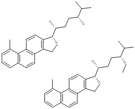 (17Alpha)-1,17-dimethyl-18,19-dinorstigmasta-1,3,5,7,9,11,13-heptaene Structure,80382-28-1Structure