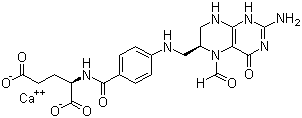 左亚叶酸钙结构式_80433-71-2结构式
