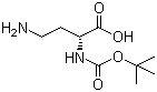 叔丁氧羰基-D-2,4-二氨基丁酸结构式_80445-78-9结构式