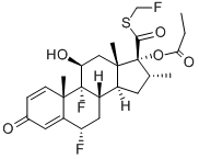 丙酸氟替卡松结构式_80474-14-2结构式