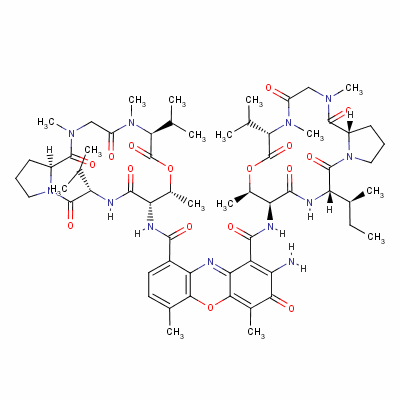 放线菌素C结构式_8052-16-2结构式