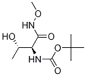 [S-(r*,r*)]-[2-羟基-1-[(甲氧基氨基)羰基]丙基]-氨基甲酸1,1-二甲基乙酯结构式_80543-39-1结构式