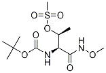 [S-(r*,r*)]-[1-[(甲氧基氨基)羰基]-2-[(甲基磺酰基)氧基]丙基]-氨基甲酸1,1-二甲基乙酯结构式_80575-79-7结构式