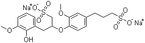 木质素磺酸钠结构式_8061-51-6结构式
